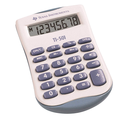 Artikelbild 2 für TEXAS INSTRUMENTS TI-501 Taschenrechner weiß, Artikelnummer 545184