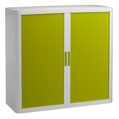 Artikelbild 2 für PAPERFLOW easyOffice Rollladenschrank weiß, grün ohne Fachböden 110,0 x 41,5 x 104,0 cm, Artikelnummer 146852
