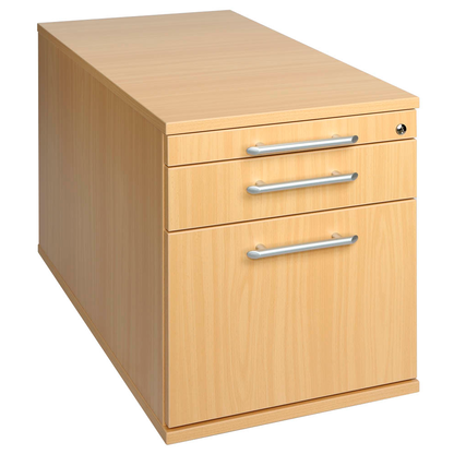 Artikelbild für HAMMERBACHER Solid Rollcontainer buche 3 Auszüge 42,8 x 80,0 x 51,2 cm, Artikelnummer 293550