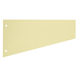 Artikelbild 1 für herlitz Trennstreifen Trapez chamois, 190 g/qm Karton, 100 St., Artikelnummer 958546
