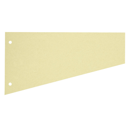 Artikelbild für herlitz Trennstreifen Trapez chamois, 190 g/qm Karton, 100 St., Artikelnummer 958546