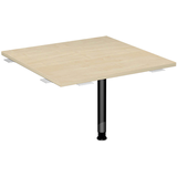 Artikelbild 1 für geramöbel Verbindungsplatte höhenverstellbar Flex ahorn, anthrazit quadratisch 80,0 x 80,0 x 68,0 - 80,0 cm, Artikelnummer 880904