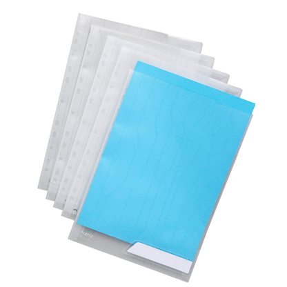 Artikelbild 3 für AKTION: 5 LEITZ Prospekthüllen CombiFile DIN A4 transparent genarbt 0,20 mm mit Prämie nach Registrierung, Artikelnummer 752253