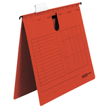 Artikelbild 1 für 25 FALKEN Hängehefter UNIREG Karton rot 1 x kaufmännische Heftung, Artikelnummer 633479