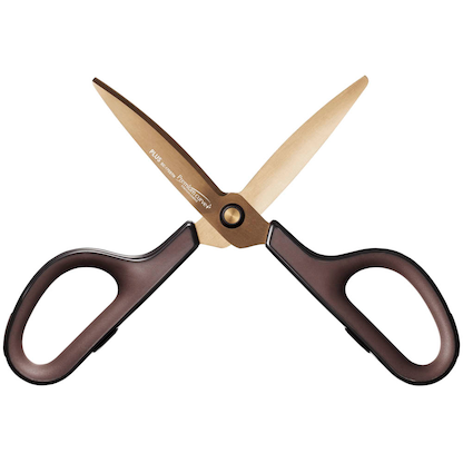 Artikelbild 3 für PLUS JAPAN Schere schwarz-braun 17,5 cm, Artikelnummer 263073