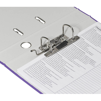 Artikelbild 3 für DONAU Klassik Ordner lila Karton 5,0 cm DIN A4, Artikelnummer 183889