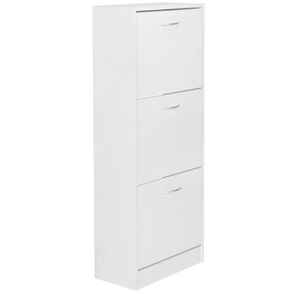 Artikelbild 8 für WOHNLING Schuhschrank, WL5.035 weiß 3 Fachböden 50,0 x 24,0 x 125,0 cm, Artikelnummer 905731