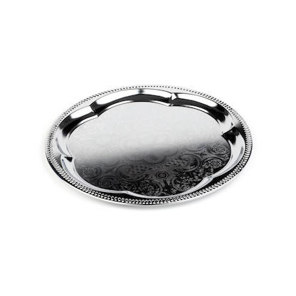 Artikelbild für APS Servierplatte silber 35,0 x 35,0 cm, Artikelnummer 194827