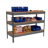 Artikelbild 1 für Simonrack Werkbank SIMONWORK BASIC 3 grau 150,0 x 60,0 x 90,0 cm, Artikelnummer 979967