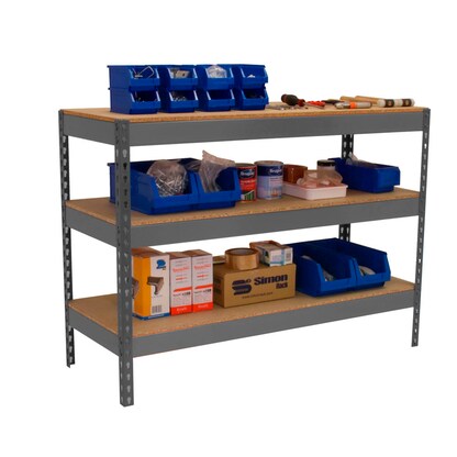 Artikelbild für Simonrack Werkbank SIMONWORK BASIC 3 grau 150,0 x 60,0 x 90,0 cm, Artikelnummer 979967