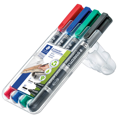 Artikelbild 3 für STAEDTLER Lumocolor Permanentmarker schwarz 2,0 mm, 1 Set, Artikelnummer 295618
