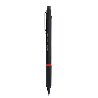 Artikelbild 8 für rotring Kugelschreiber rapid Pro schwarz matt, Schreibfarbe: blau, 1 St., Artikelnummer 119414