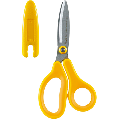 Artikelbild 18 für PLUS JAPAN Linkshänder-Schere gelb 14,5 cm, Artikelnummer 263097