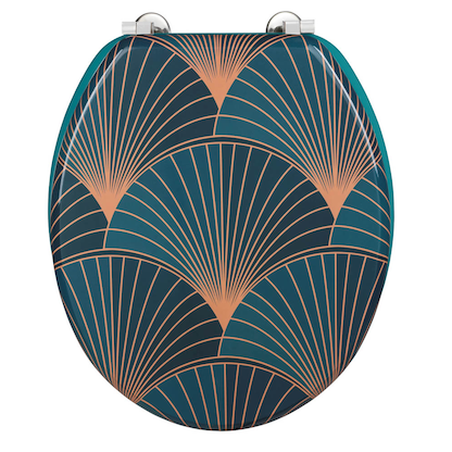 Artikelbild 3 für WENKO WC-Sitz Aira blau, Motiv, Artikelnummer 814992