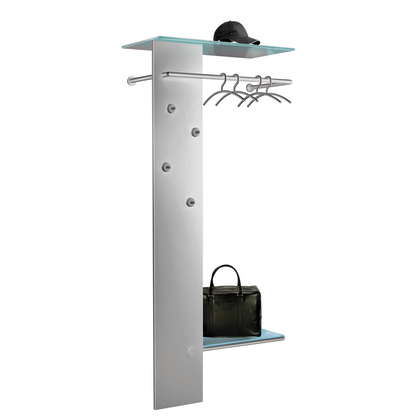 Artikelbild 6 für Kerkmann Wandgarderobe Kent 33676514 silber Metall 4 Haken 80,0 x 190,0 cm, Artikelnummer 460550
