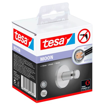 Artikelbild 3 für tesa Handtuchhaken MOON silber, Artikelnummer 554572