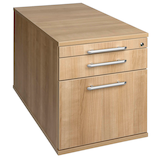 Artikelbild 1 für HAMMERBACHER Solid Rollcontainer nussbaum 3 Auszüge 42,8 x 80,0 x 51,2 cm, Artikelnummer 293579