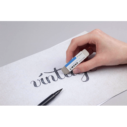 Artikelbild 4 für Tombow Radiergummi MONO SAND & RUBBER ERASER weiß, grau, 1 St., Artikelnummer 399129