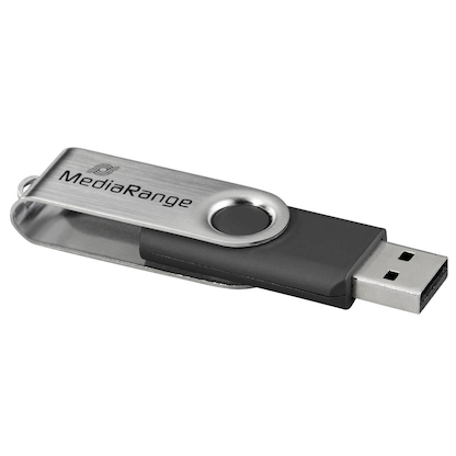 Artikelbild 6 für AKTION: MediaRange USB-Stick MR910 schwarz, silber 16 GB, Artikelnummer 456386