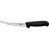 Artikelbild 1 für VICTORINOX Ausbeinmesser Fibrox Safety Grip silber, schwarz, Klinge: 12,0 cm, 1 St., Artikelnummer 258693