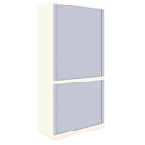 Artikelbild 1 für fm Sidney Rollladenschrank weiß 3 Fachböden 100,0 x 44,2 x 186,9 cm, Artikelnummer 510624