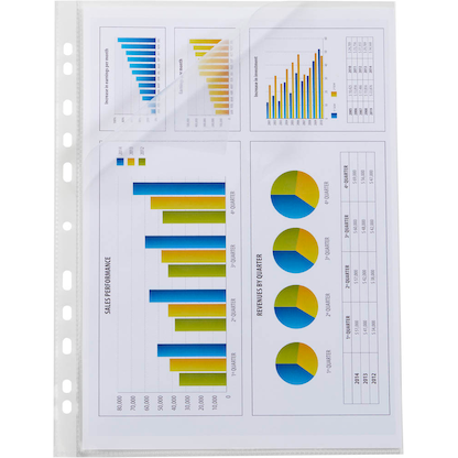 Artikelbild 6 für 100 EICHNER Prospekthüllen DIN A4 glasklar glatt 0,12 mm, Artikelnummer 600373