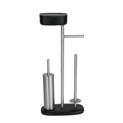 Artikelbild 6 für WENKO WC-Garnitur Rivazza schwarz Metall, Artikelnummer 813901