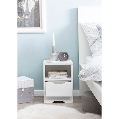 Artikelbild 10 für WOHNLING Nachttisch weiß 31,0 x 31,0 x 43,0 cm, Artikelnummer 907263
