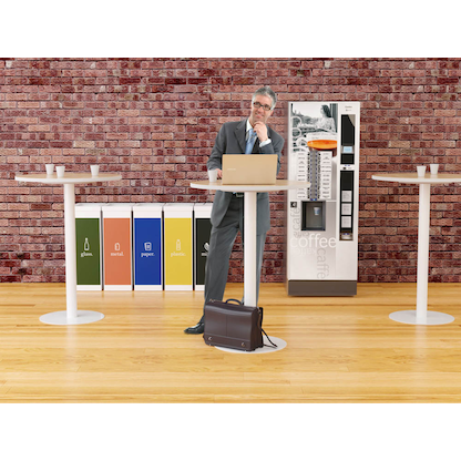 Artikelbild 3 für meet powered by PAPERFLOW Stehtisch buche 80,0 x 80,0 x 110,0 cm, Artikelnummer 578132