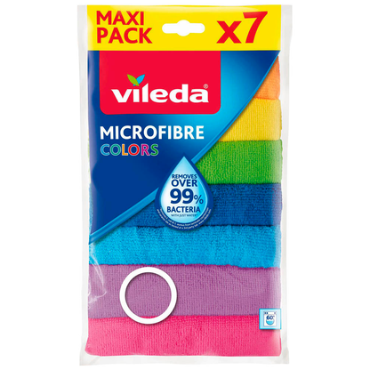 Artikelbild 4 für vileda COLORS MAXI PACK Mikrofasertücher 60 °C waschbar, 7 St., Artikelnummer 991765