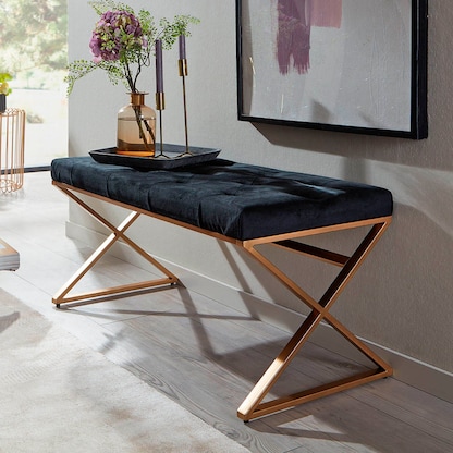 Artikelbild 3 für WOHNLING Sitzbank WL6.617 schwarz Stoff 90,0 cm, Artikelnummer 166219