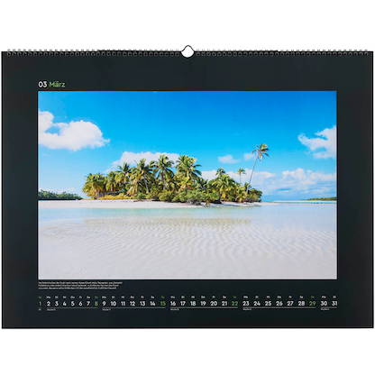 Artikelbild 4 für KUNTH Monats-Wandkalender Trauminseln 2026, Artikelnummer 575957