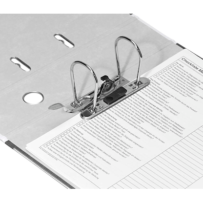 Artikelbild 5 für office discount Ordner weiß marmoriert Karton 8,0 cm DIN A4, Artikelnummer 501452