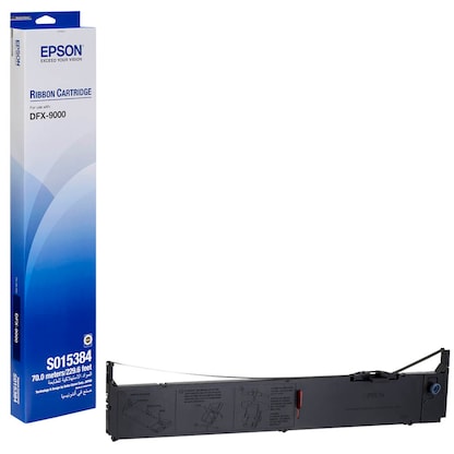 Artikelbild 13 für EPSON S015384 schwarz Farbband, 1 St., Artikelnummer 889182