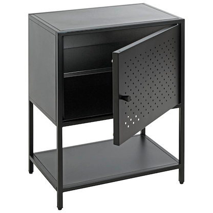 Artikelbild 4 für HAKU Möbel Konsole Nachttisch Metall schwarz 45,0 x 30,0 x 60,0 cm, Artikelnummer 340206