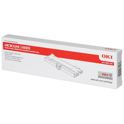 Artikelbild 2 für OKI 43821103 schwarz Farbband, 1 St., Artikelnummer 494005