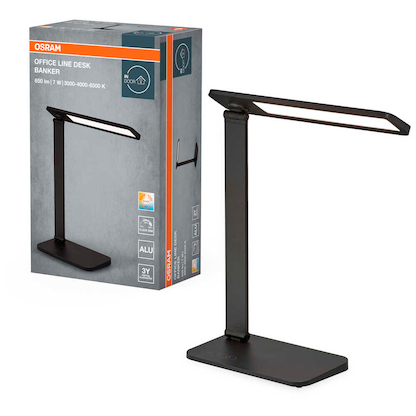 Artikelbild für OSRAM Office Line Desk Banker Schreibtischlampe schwarz 7 W, Artikelnummer 709996