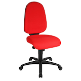 Artikelbild 1 für Topstar Bürostuhl Syncro Pro 5, S500 G21 Stoff rot, Gestell schwarz, Artikelnummer 350640