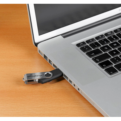 Artikelbild 8 für AKTION: MediaRange USB-Stick MR910 schwarz, silber 16 GB, Artikelnummer 456386