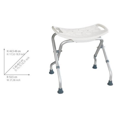 Artikelbild 7 für WENKO Badhocker Secura 23070100 weiß, Artikelnummer 530156