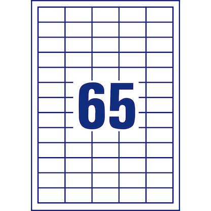 Artikelbild 2 für 6.500 dundee Etiketten weiß 38,1 x 21,2 mm, Artikelnummer 585048