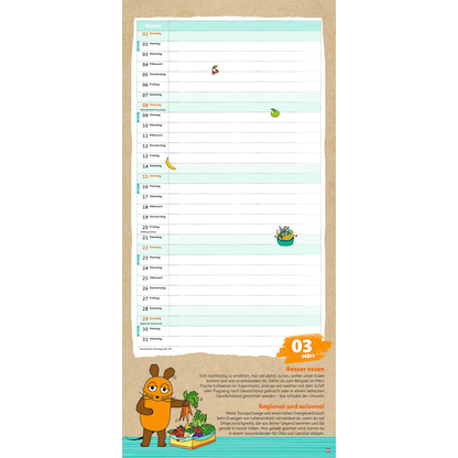 Artikelbild 4 für Heye Familienkalender Maus 2026, Artikelnummer 551568