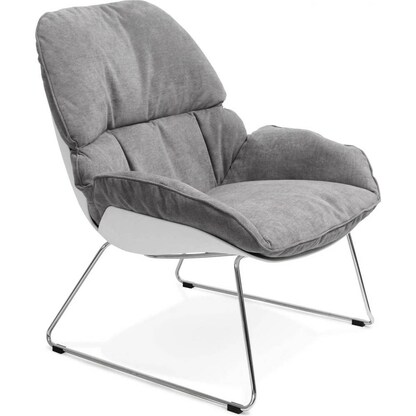 Artikelbild 2 für meet powered by PAPERFLOW Sessel LAZY grau silber Stoff, 1 St., Artikelnummer 637771