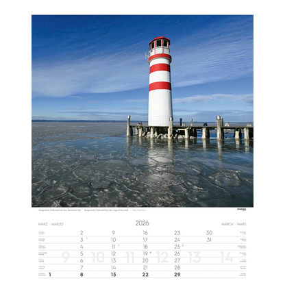 Artikelbild 4 für ATHESIA TAPPEINER Monats-Wandkalender Österreich 2026, Artikelnummer 554141