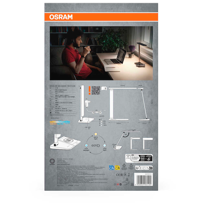Artikelbild 4 für OSRAM Office Line Desk Banker Inductive Charging Schreibtischlampe schwarz 17 W, Artikelnummer 710117