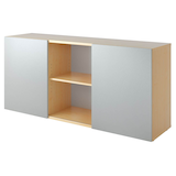 Artikelbild 1 für HAMMERBACHER Sideboard 1780, V1780/3/S ahorn, silber 160,0 x 42,0 x 74,8 cm, Artikelnummer 859905