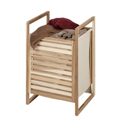 Artikelbild 3 für WENKO Wäschetruhe Acina braun, Artikelnummer 811162