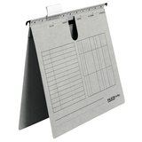 Artikelbild 1 für 25 FALKEN Hängehefter UNIREG Karton grau 1 x kaufmännische Heftung, Artikelnummer 633560