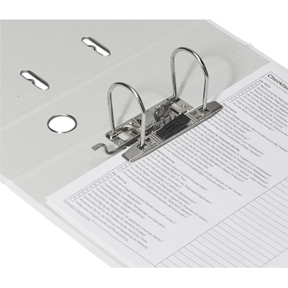 Artikelbild 3 für DONAU Klassik Ordner weiß Karton 7,5 cm DIN A4, Artikelnummer 183970