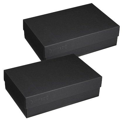 Artikelbild 2 für 2 BUNTBOX L Geschenkboxen 3,6 l schwarz 26,6 x 17,2 x 7,8 cm, Artikelnummer 303794